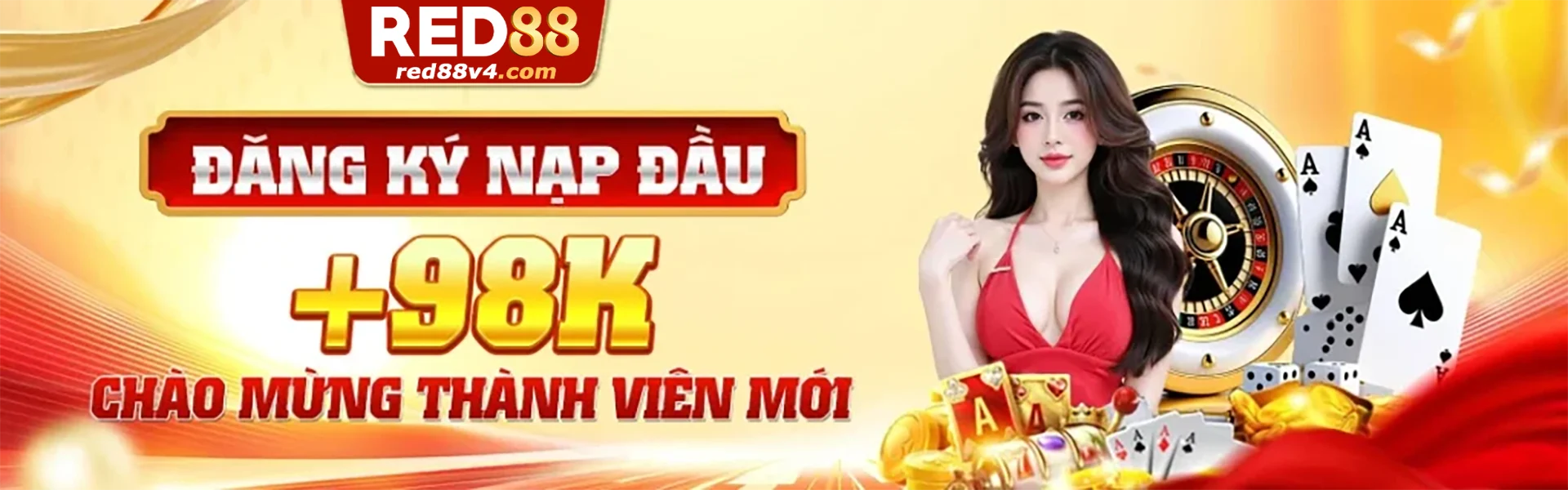 Banner trang chủ red88