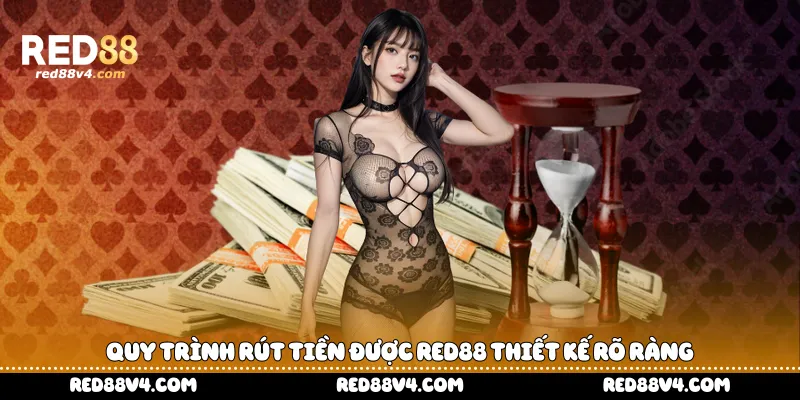 Quy trình rút tiền được Red88 thiết kế rõ ràng
